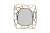 Зеркало декоративное "Сеть" в металлической раме 69-218472